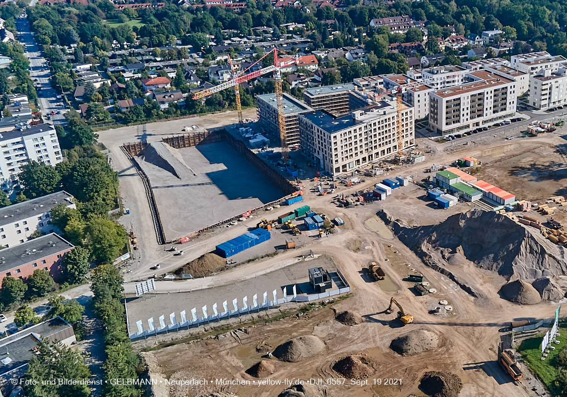 19.09.2021 - Aktuelle Luftbilder aus dem Alexisquartier und Pandion Verde in Neuperlach in München 19.09.2021 - Aktuelle Luftbilder aus dem Alexisquartier und Pandion Verde in Neuperlach in München
